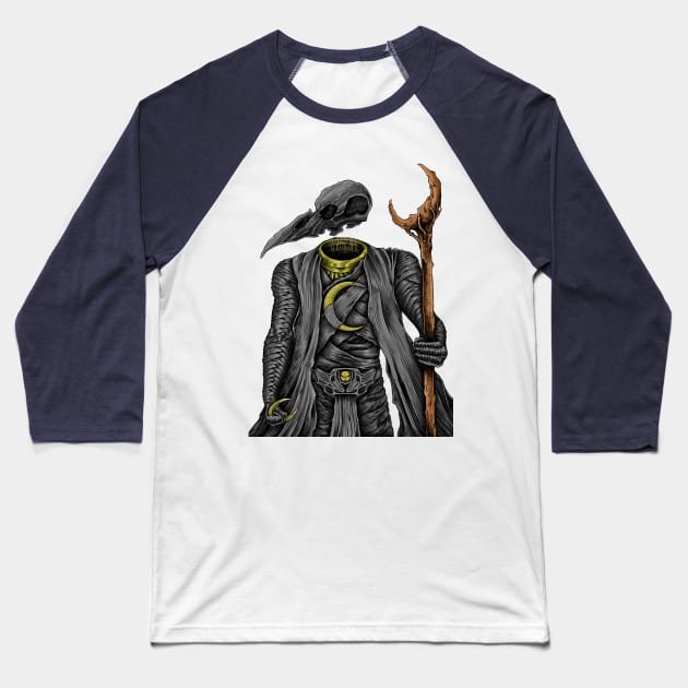 Khonshu  moon knight Baseball T-Shirt by virgot